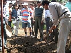 Making Cow Pat Pit